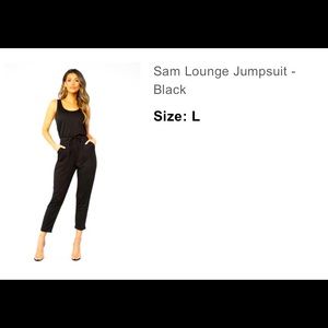 NWOT Fashion Nova jumpsuit Color: Black Size: Large